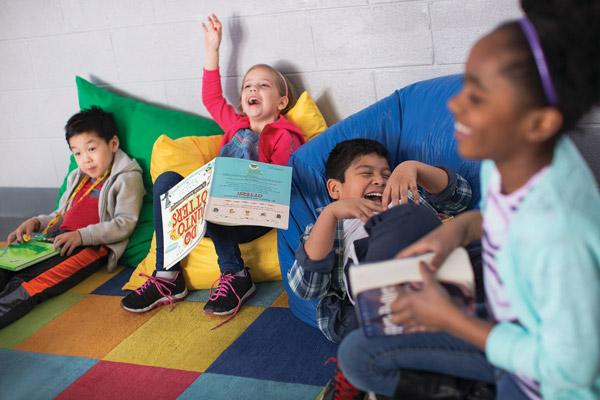 Kids at after school program run by the YMCA Pittsburgh